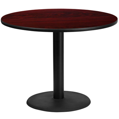 Flash Furniture XU-RD-42-MAHTB-TR24-GG Dining Table