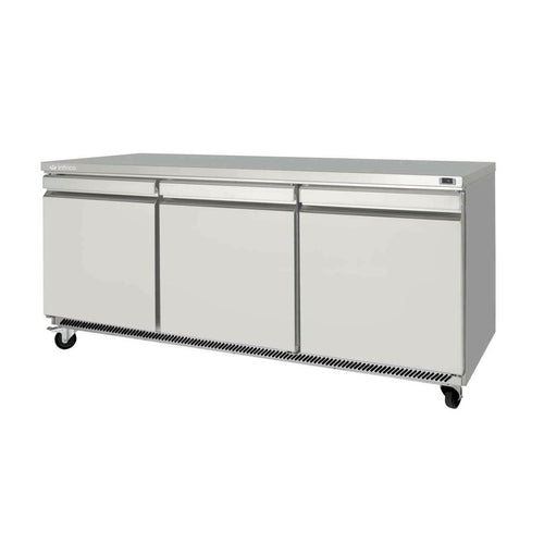 Infrico IUC-UC72R 72 5/8" Solid Door Undercounter Refrigerator
