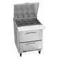 Victory VSPD27HC-12B-2 27" Mega Top Sandwich / Salad Prep Table