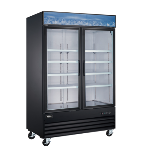 Omcan 53032 53 1/4" 2 Section Refrigerated Merchandiser