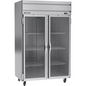 Beverage-Air HF2HC-1G 52" 2 Section Glass Door Reach-In Freezer