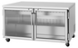 Turbo Air PUR-60-G-N 60 1/4" Glass Door Undercounter Refrigerator