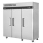 Turbo Air M3F72-3-N 77 3/4" 3 Section Solid Door Reach-In Freezer