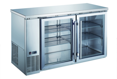 Entree EBB60-24GSX 60 3/4" Solid Door Back Bar Cooler