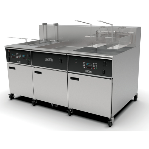 Giles EOF-10-10/FFLT/24 72 3/8" Electric Fryer Battery