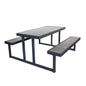 BFM Seating PH7227GRBL 72" Patio Table