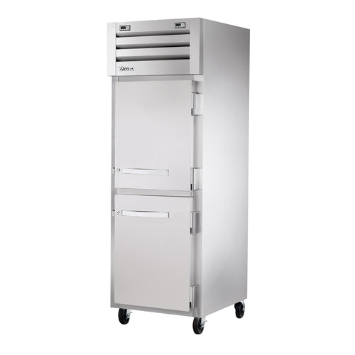 True STR1DTA-2HS-HC 27 1/2" 1 Section Solid Door Reach-In Refrigerator Freezer
