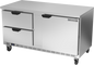 Beverage-Air WTRD60AHC-2-FLT 60" 1 Door Worktop Refrigerator