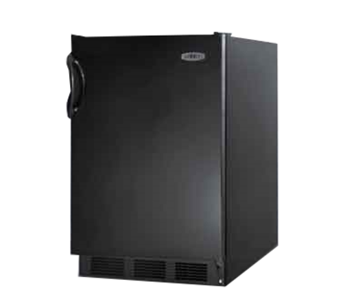 Summit FF6BKBI7 23 5/8" Solid Door Undercounter Refrigerator