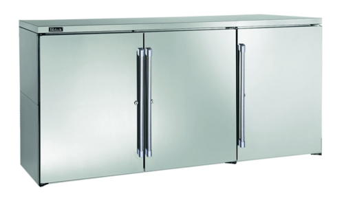 Perlick BBR72 72" Solid Door Back Bar Cooler