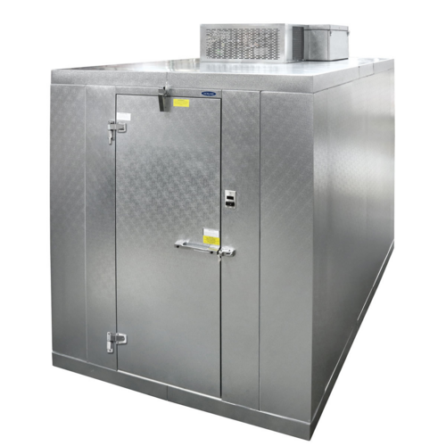 Norlake KLF77812-C 8' x 12' Indoor Walk-In Freezer with Floor, Self-Contained