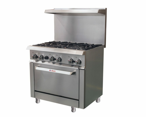 Axis IR-6-36 LP 36" 6 Burner Gas Restaurant Range