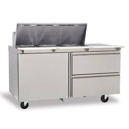 Delfield 4460NP-18M 60 1/8" Mega Top Sandwich / Salad Prep Table