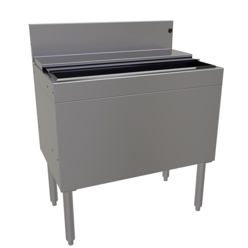 Glastender IBA-30-CP10-ED 30" Underbar Ice Bin / Cocktail Station