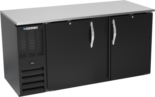Beverage-Air BB68HC-B 68" Solid Door Back Bar Cooler