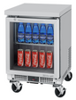 Turbo Air MUR-20SG-N6 20" Solid Door Undercounter Refrigerator