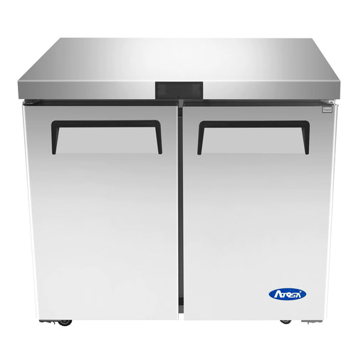 Atosa MGF36FGR 36 3/8" Solid Door Undercounter Freezer