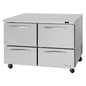 Turbo Air PUR-48-D4-N 48 1/4" Undercounter Refrigerator