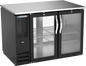 Beverage-Air BB48HC-FG-PT-B 48" Glass Door Back Bar Cooler