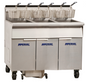 Imperial IFSSP550T 77 1/2" (5) 50 lb Gas Fryer Battery