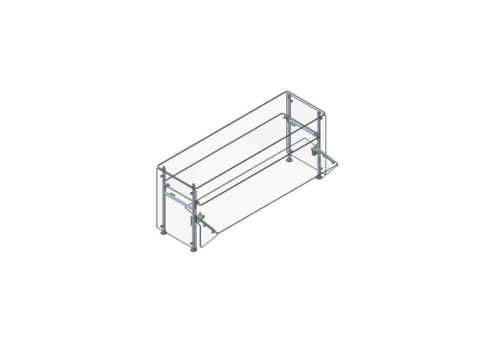 Randell RS AFS-DTSS-86 86" Sneeze Guard