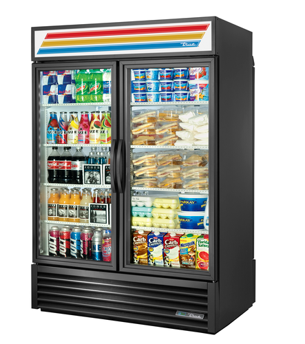 True GDM-49RL-HC~TSL01 54 1/8" 2 Section Refrigerated Merchandiser
