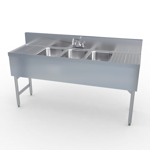 LaCrosse SD53C 60" Underbar Sink