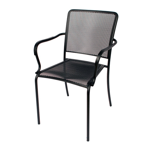 BFM Seating SU1301CBL 17" Patio Chair