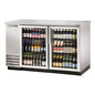 True TBB-2G-S-HC-LD 58 7/8" Glass Door Back Bar Cooler