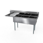 NBR 3SG-162012L18 68 1/2" Compartment Sink
