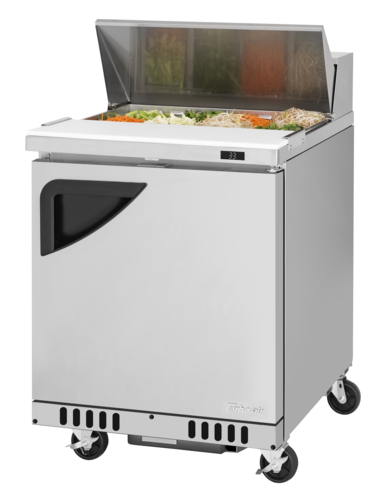 Turbo Air TST-28SD-FB-N 27 1/2" 9 Pan Sandwich / Salad Prep Table