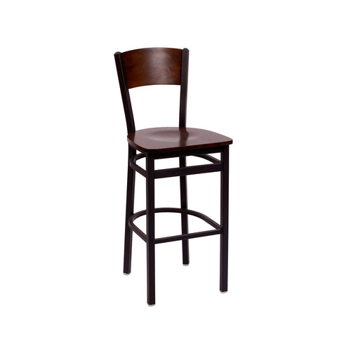 BFM Seating 2150B-SB W 17 1/2" Barstool