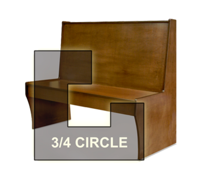 DM Seating DBWVS-42-34 Booth
