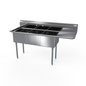 NBR 3SG-242414R24 98 1/2" Compartment Sink