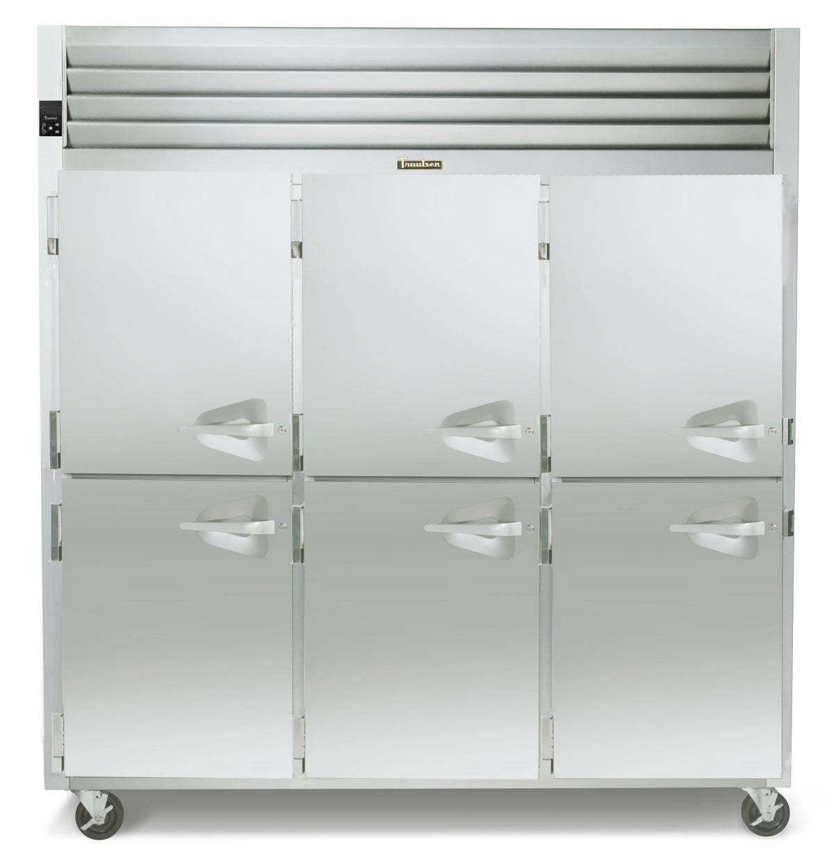 Traulsen G30003 76 1/4" 3 Section Solid Door Reach-In Refrigerator