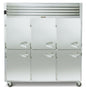Traulsen G30003 76 1/4" 3 Section Solid Door Reach-In Refrigerator