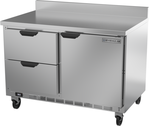 Beverage-Air WTRD48AHC-2-FIP 48" 1 Door Worktop Refrigerator