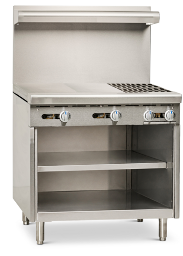 Imperial IHR-2HT-2-XB 36" 2 Burner Gas Heavy Duty Range
