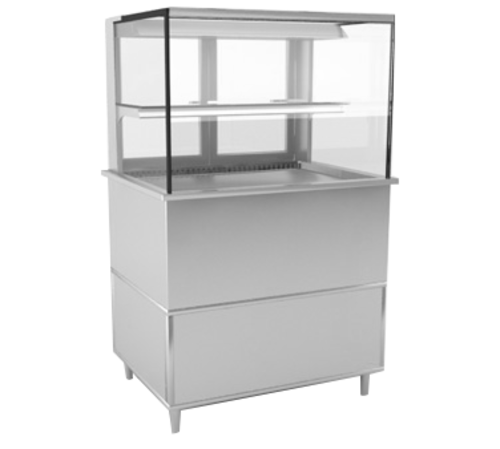 RPI VICD2-20-R-SQ-SC-INS 31 1/2" Refrigerated Display Case