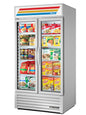 True GDM-35F-HC~TSL01 39 1/2" 2 Section Freezer Merchandiser