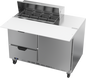 Beverage-Air SPED48HC-08C-2 48" 1 Door 9 Pan Sandwich / Salad Prep Table