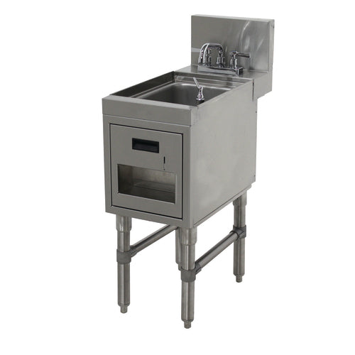 Advance Tabco PRHSST-24-12 12" Underbar Sink
