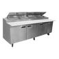 Delfield 18699PTLP 99" Pizza Prep Table