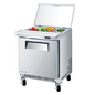Turbo Air MST-24S-N6 24" 1 Door 6 Pan Sandwich / Salad Prep Table