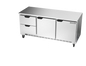 Beverage-Air WTRD72AHC-2-FLT 72" 2 Doors Worktop Refrigerator