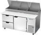 Beverage-Air DPD67HC-2 67" 1 Door Pizza Prep Table