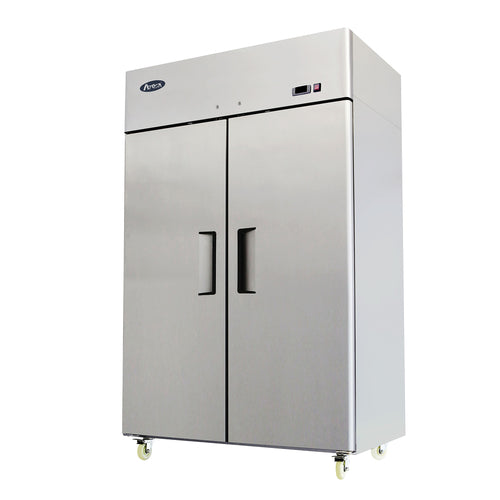 Atosa MBF8005GR 51 3/4" 2 Section Solid Door Reach-In Refrigerator