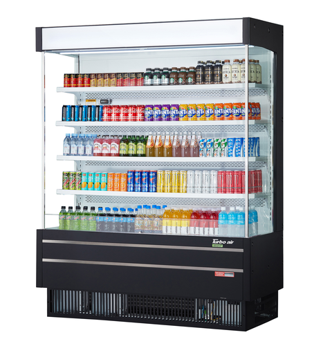 Turbo Air TOM-60SEW(B)-N 64" Open Air Merchandiser