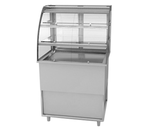 RPI VICD2-27-R-CV-SC-FD 31 1/2" Refrigerated Display Case