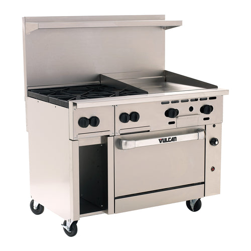 Vulcan 48S-8B 48" 8 Burner Gas Restaurant Range